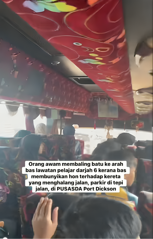 bas sekolah dibaling batu